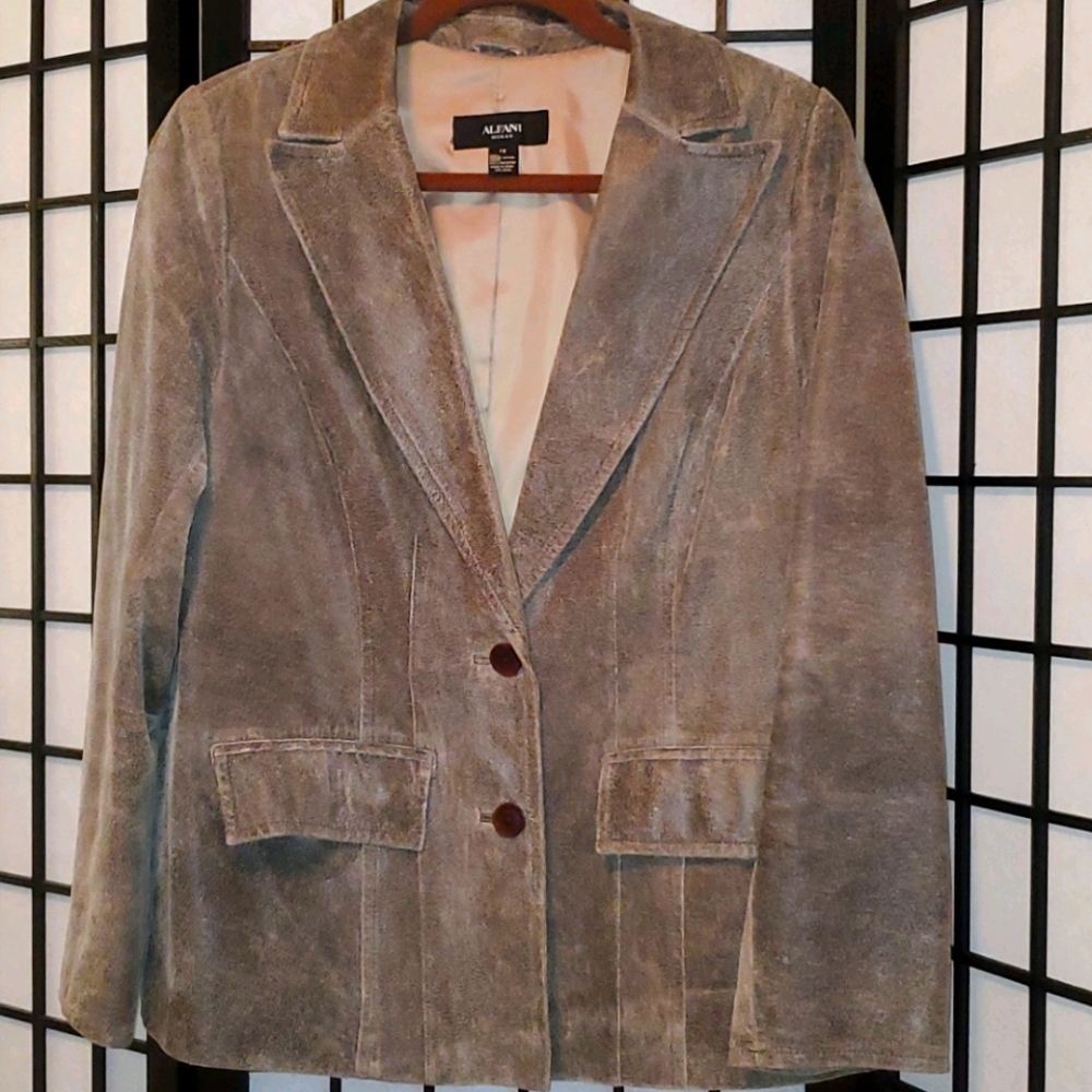 Alfani leather jacket, worn once